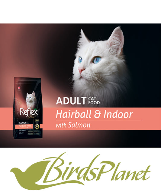 Reflex Plus Cat Food Hairball & Indoor with Salmon